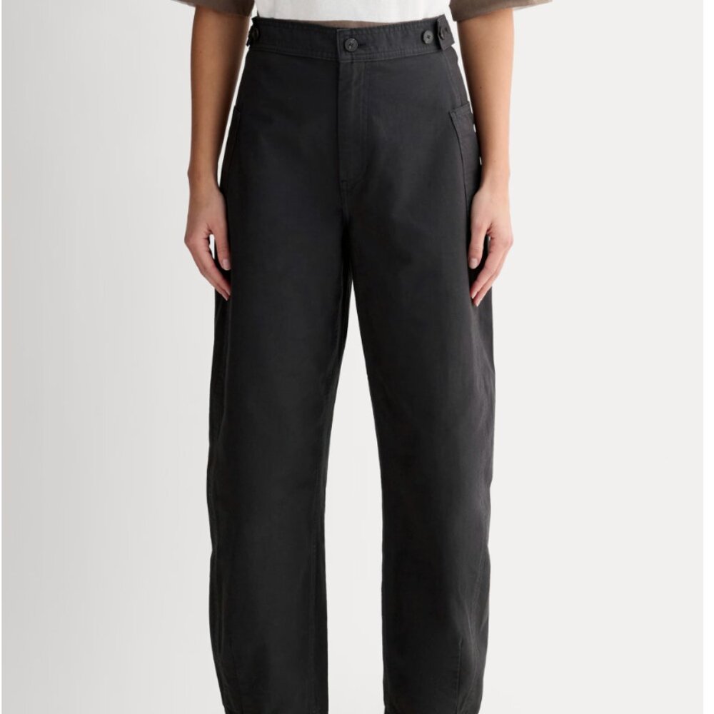 Everlane The Fatigue Barrel Pants - Black Size 4
